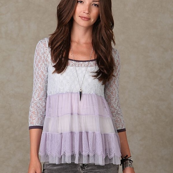 Free People Tops - Free People Queen Anne Lace Tiered Top